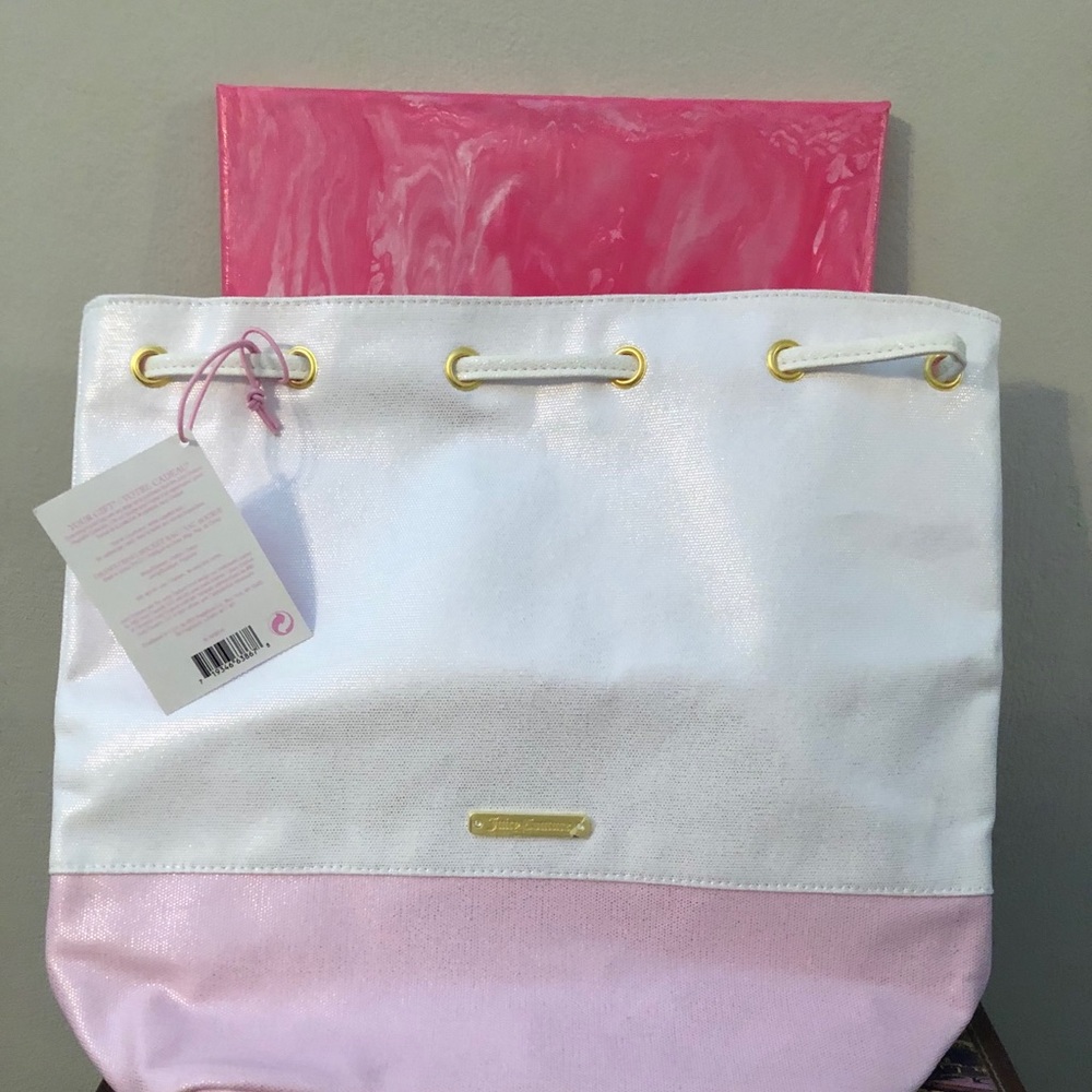 Juicy Couture Drawstring Tote Bag